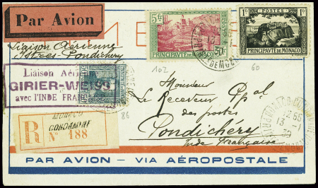 Monaco n°60 + 86 + 102 obl Monaco - Condamine (13.