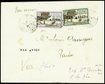 Nouvelle Calédonie n°143 + 146 avec petite surchar