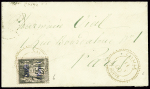 Cavalle n°6, 25c Sage, obl CAD perlé "Cavalle Turq