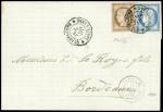 Colonies générales n°18 + 23 obl CAD "Guadeloupe B