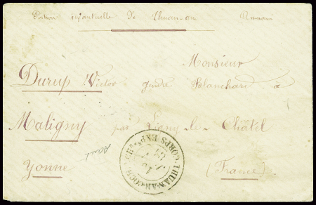 Lettre en franchise avec CAD "Thuanan Cochinche co