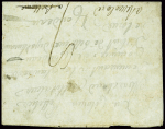 2 lettres : "Deb de belleme" (manuscrit - An2 - in