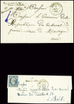 Bretoncelles : 2 lettres : cursive "59 Bretoncelle