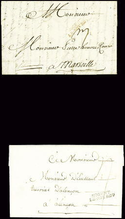 Nogent le Rotrou : 8 lettres dont L3 (1753) et L3A