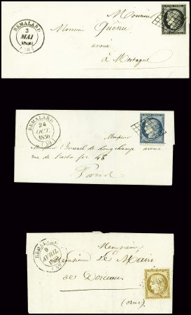 Remalard : 6 lettres dont n°3 obl grille + T14 (18