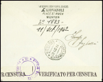 Italie n°232 obl CAD "Mentone ACCETTne RACC ED ASS