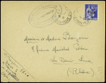 FM n°9 obl Monestier de Clermont Isère (1941) sur 