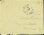 Lettre en franchise de Jaudignac Gironde (1944) + 