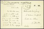 CP de franchise militaire avec CAD "Poste navale b