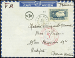 Sénégal PA n°5 obl CAD "Dakar naval" (1940) sur le