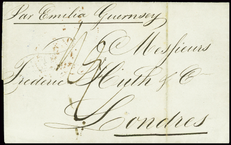 Lettre de Rio de Janeiro pour Londres avec au rect