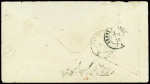 GB n°51 obl "409" + CAD "Jersey" (1872) sur lettre