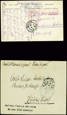 Internés austro-allemands aux iles Chausey : ensem