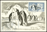 TAAF PA n°3 obl Terre Adélie (1958) sur CP concord