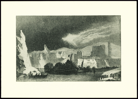 Carte de voeux double "Débarquement des marins de 