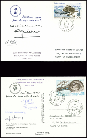 Bel ensemble de 15 cartes de vœux, la plupart ayan