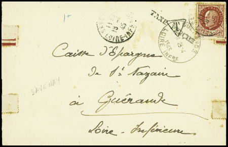 N°517 obl Savenay Loire INF (13.4.45) sur lettre p