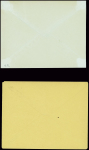 4 lettres AFF USA PA n°26, 6 cents rouge avec surc