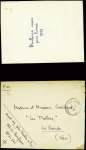 Lettre en franchise avec CAD "Poste aux armées" (3