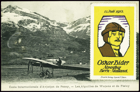 CP "Ecole Internationale d'aviation de Passy, les 