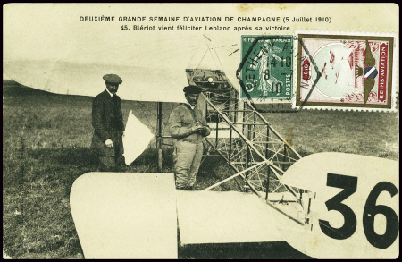 N°137 obl hex "Betheny-aviation Marne" (8.7.10) su