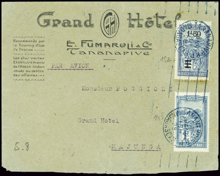 31.1.1928 Tananarive - Majunga, 2ème essai de liai