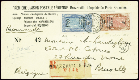 22/3 - 4/5 1930 Congo n°102 + 103 obl Brazzaville 