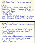 6 lettres (1966 - 1980) avec signatures des membre