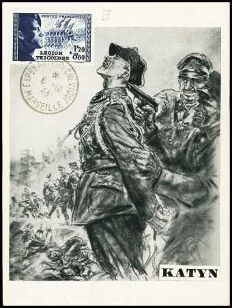 N°566 Légion tricolore bleu obl CAD "EXPon antibol