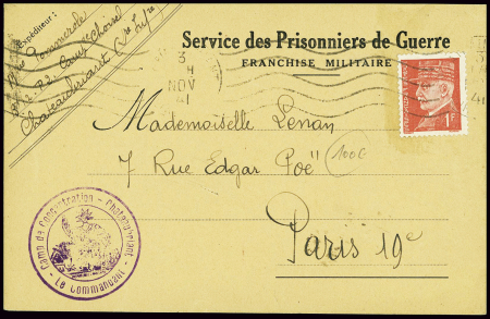 N°514 obl mec "Chateaubriant Loire Inf" (nov 41) s