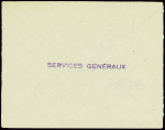 Lettre avec en-tête "Commissariat général aux ques