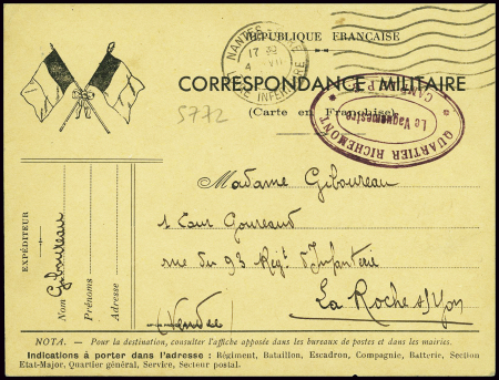 CPFM 2 drapeaux avec obl mec 2 drapeaux de Nantes 