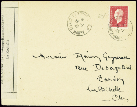 N°691, Marianne de Dulac obl La Rochelle RP (15.1.