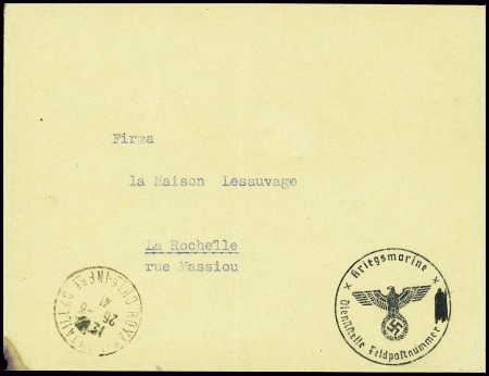 Lettre en franchise avec CAD "Royan Pontaillac Cht