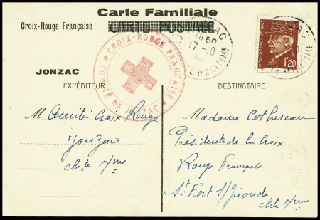 N°515 obl Jonzac Charente Inférieure (17.10.44) sur