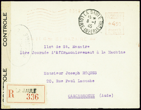 Poche de St Nazaire : lettre recommandée avec EMA 