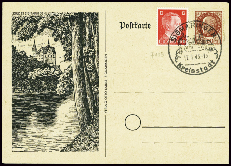 France n°517 en mixte avec Allemagne n°710B obl gr