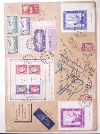 Lot de lettres et entiers postaux de France dont u