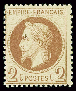 N°26 2c rouge-brun, neufs **, TB