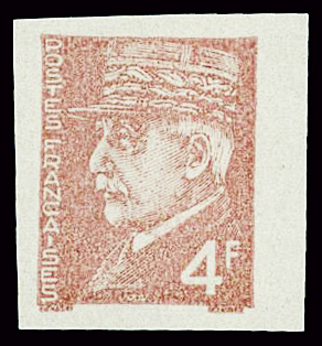 N°525C 4f rouge Pétain, neuf ** , TB