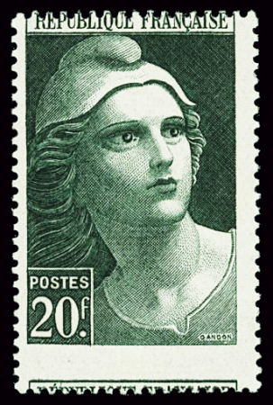 N°730d, variété piquage à cheval , neuf **, TB