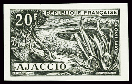 N°981 20f Ajaccio non émis, neuf **, TB