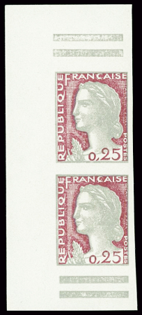 N°1263 Paire de carnet non dentelé, neufs **, TB