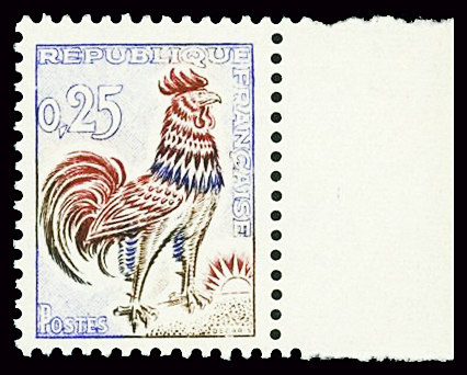 N°1331d, variété papier fluorescent, bdf, neuf **,