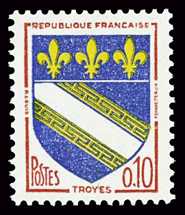 N°1353b, variété rouge au lieu de brun, neuf **, T