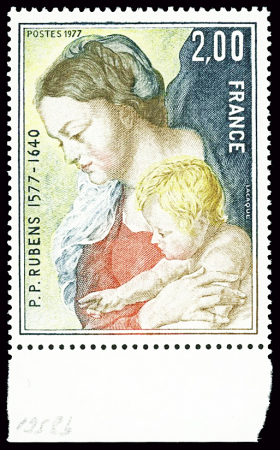 N°1958b, variété 2,00 blanc au lieu de jaune, neuf