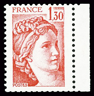 N°2059a, variété sans phosphore, neuf **, TB
