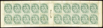 N°111-C1 5c Blanc 40 timbres (rouillé), neufs **, 