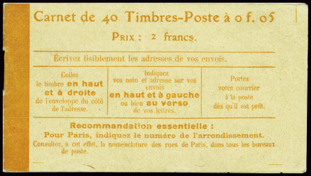 N°158-C1 5c Semeuse orange 40 timbres, neufs **, T