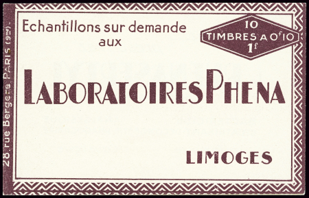 N°188-C2 10c Phéna 10 timbres, neufs **, TB